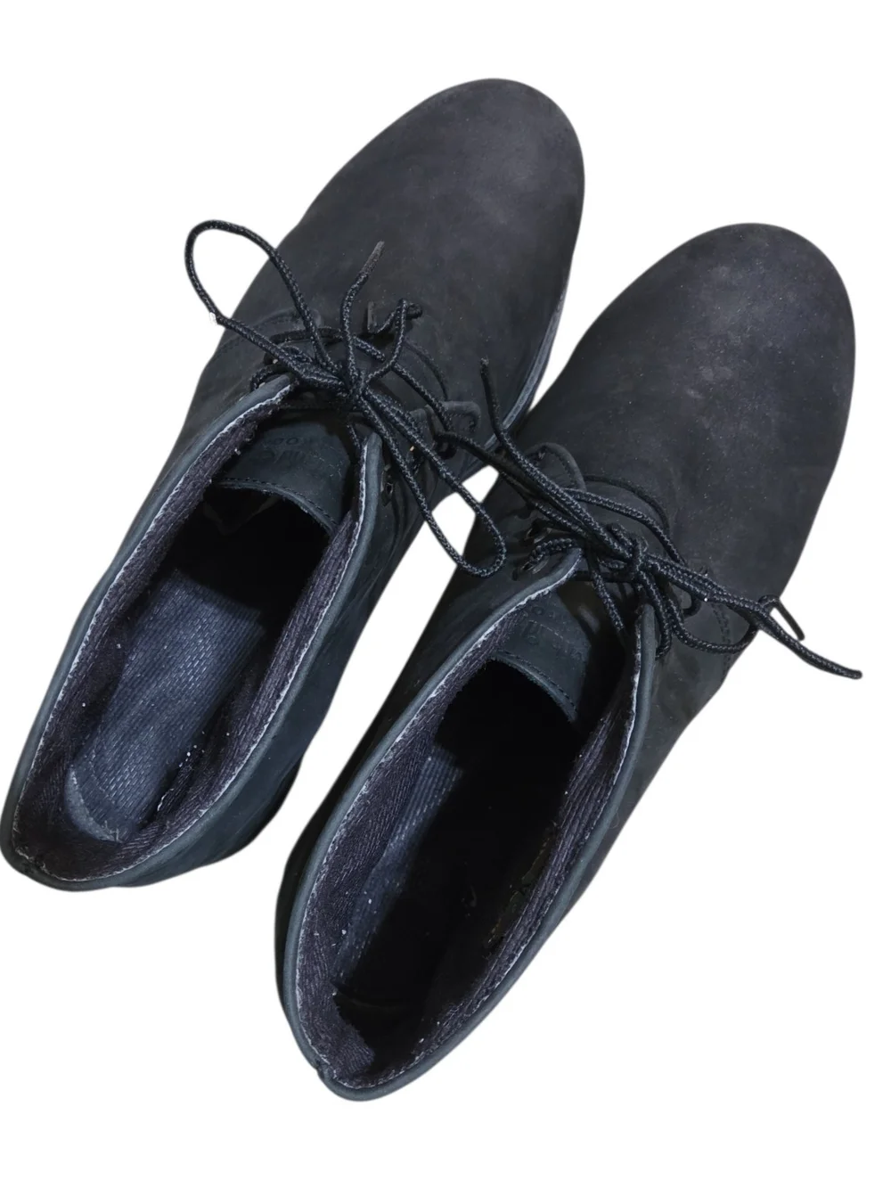 Timberland Mens Black Chukka Boot with Lug Sole Size 13W